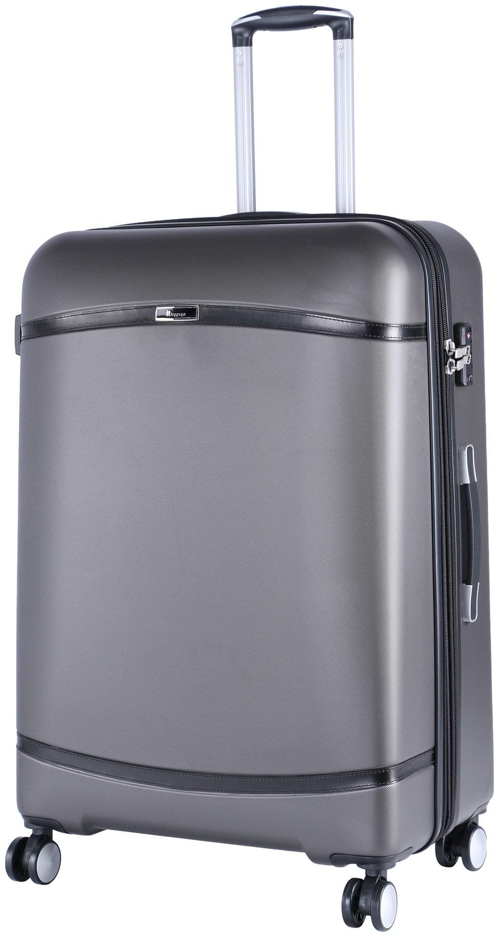 

IT Luggage Large Size Hard Luggage Bag ( Grey 4 Wheels )