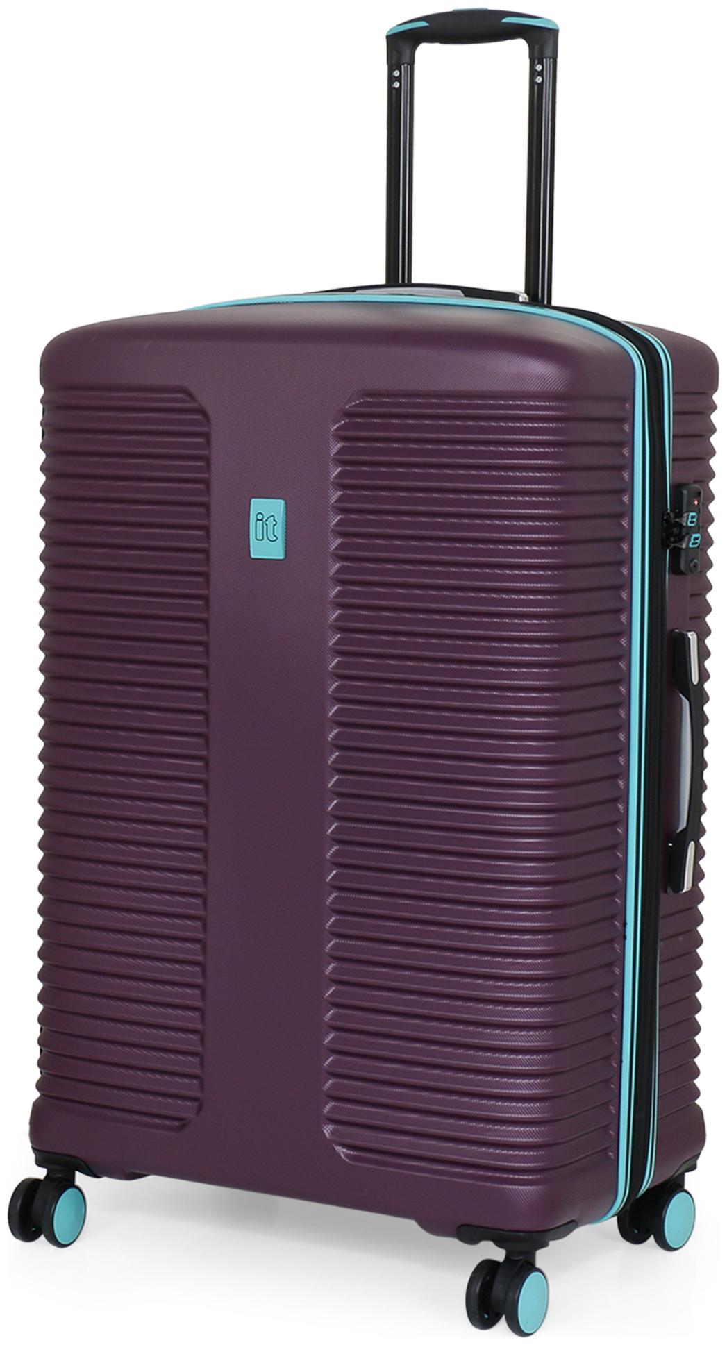 

IT Luggage Large Size Hard Luggage Bag ( Purple 8 Wheels )