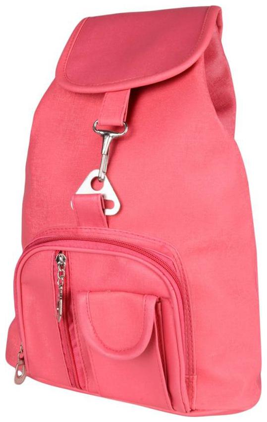 

JARS Collections Pink Faux Leather Backpack