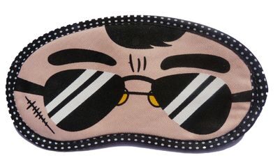 

Jenna BlackSpecks Cartoon Face Sleeping Eye Mask