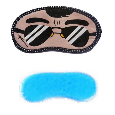 

Jenna BlackSpecks Gel Eye Mask for Insomnia Meditation Puffy Eyes and Dark Circles Sleeping Blindfold
