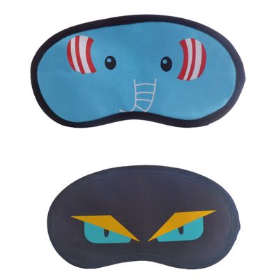 

Jenna Elephant-NinjaEyeEye Mask for Insomnia Meditation Puffy Eyes and Dark Circles Sleeping Blindfold (Pack of 2)