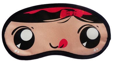 

Jenna RedRibbon Cartoon Face Sleeping Eye Mask