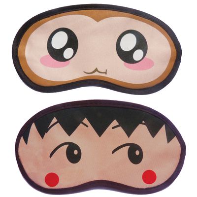 

Jenna BigEye RedDot Cartoon Face Sleeping Eye Mask(Pack of 2)