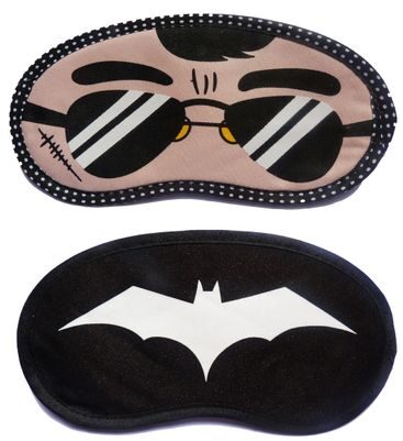

Jenna BlackSpecs WhiteBat Cartoon Face Sleeping Eye Mask(Pack of 2)