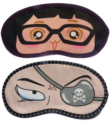 

Jenna GirlSpecs PatchEye Cartoon Face Sleeping Eye Mask(Pack of 2)
