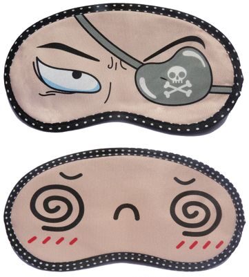 

Jenna PatchEye Spiral Cartoon Face Sleeping Eye Mask(Pack of 2)