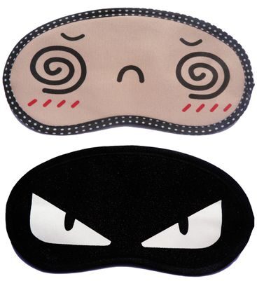 

Jenna Spiral WhiteEye Cartoon Face Sleeping Eye Mask(Pack of 2)