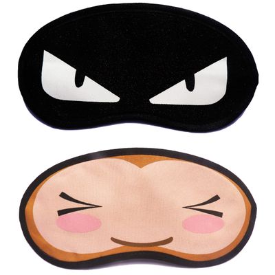 

Jenna WhiteEye WinkEye Cartoon Face Sleeping Eye Mask(Pack of 2)