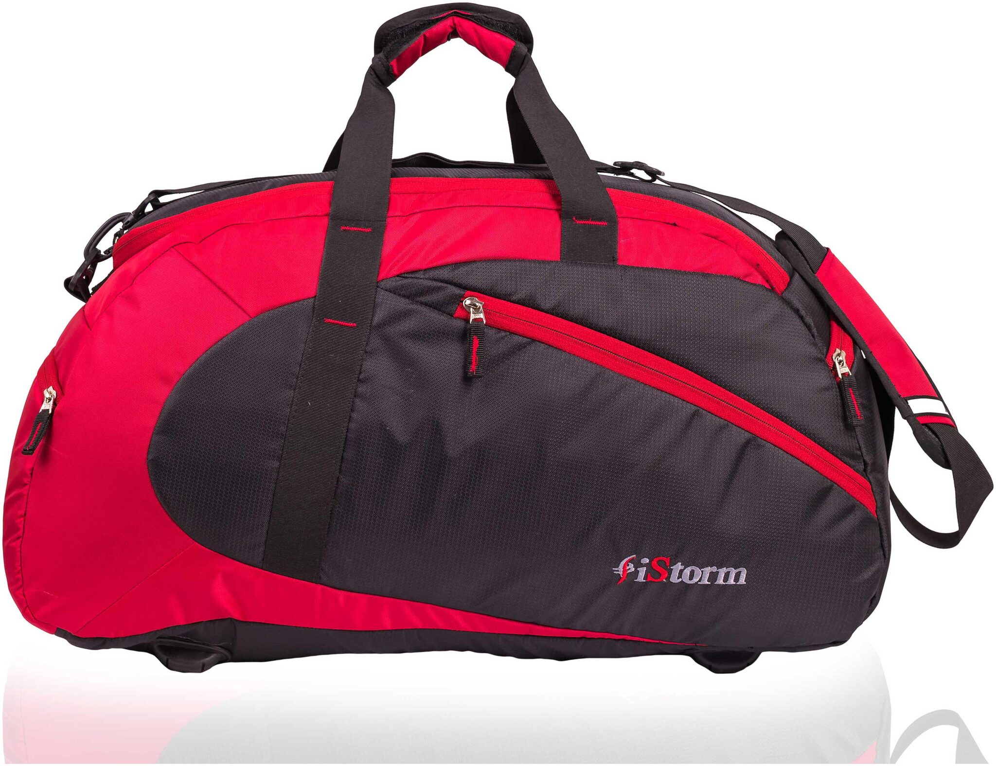 

Istorm Polyester Men Gym bag - Black Red
