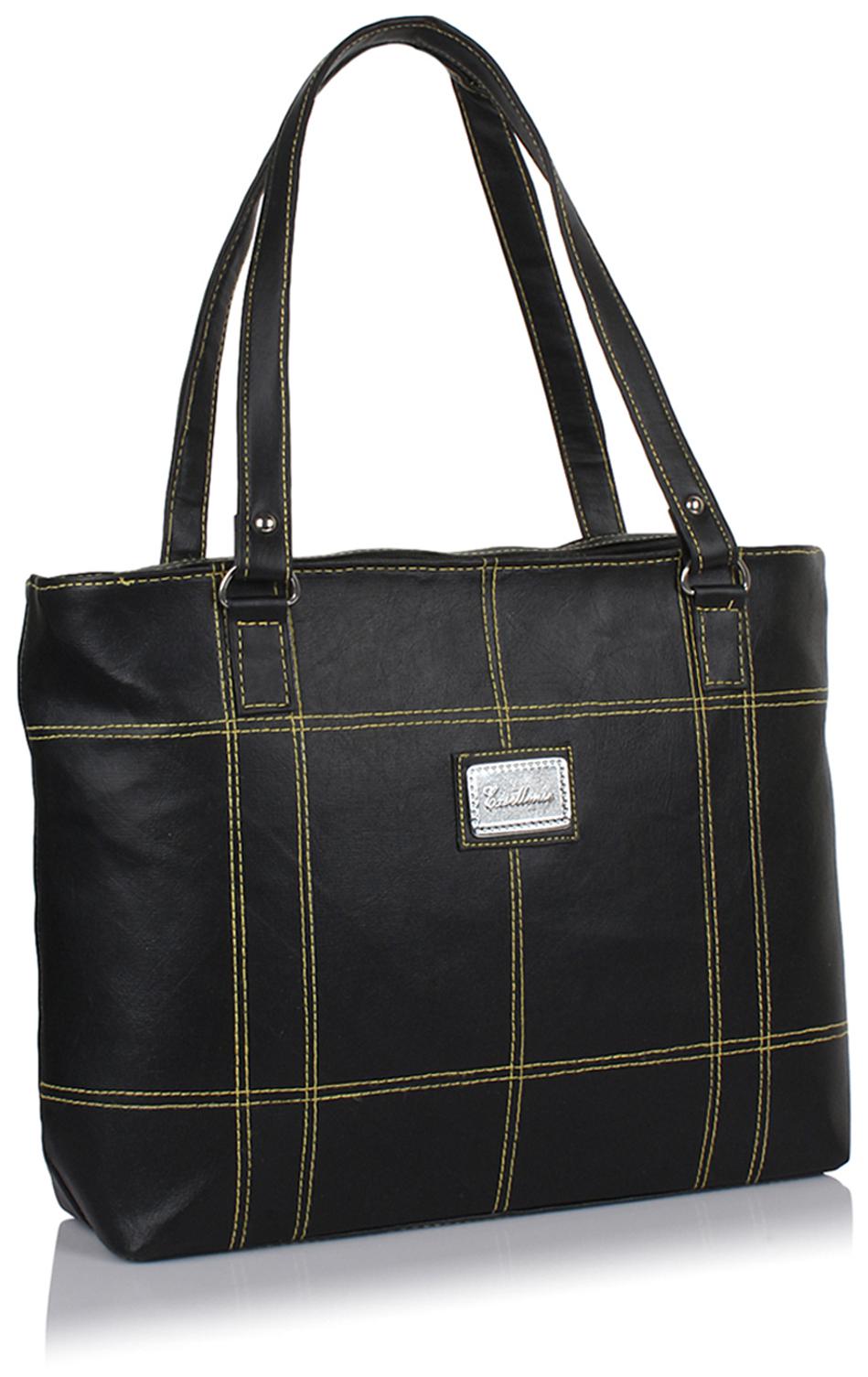 

Jewel Fuel Black Faux Leather Handheld Bag