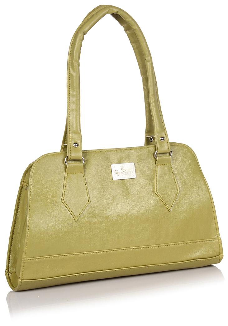

Jewel Fuel Green Faux Leather Handheld Bag