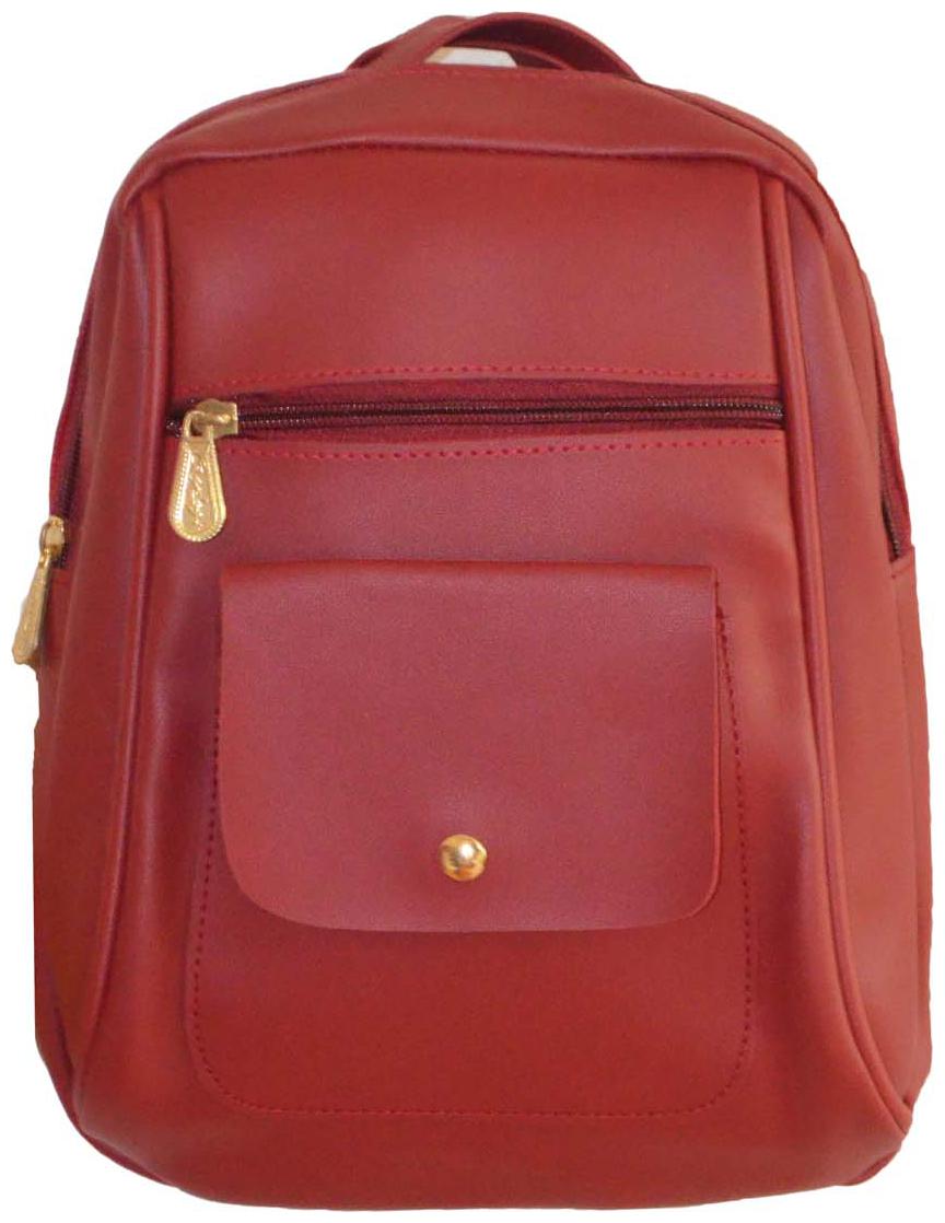 

JGSHOPPE Brown PU Backpack