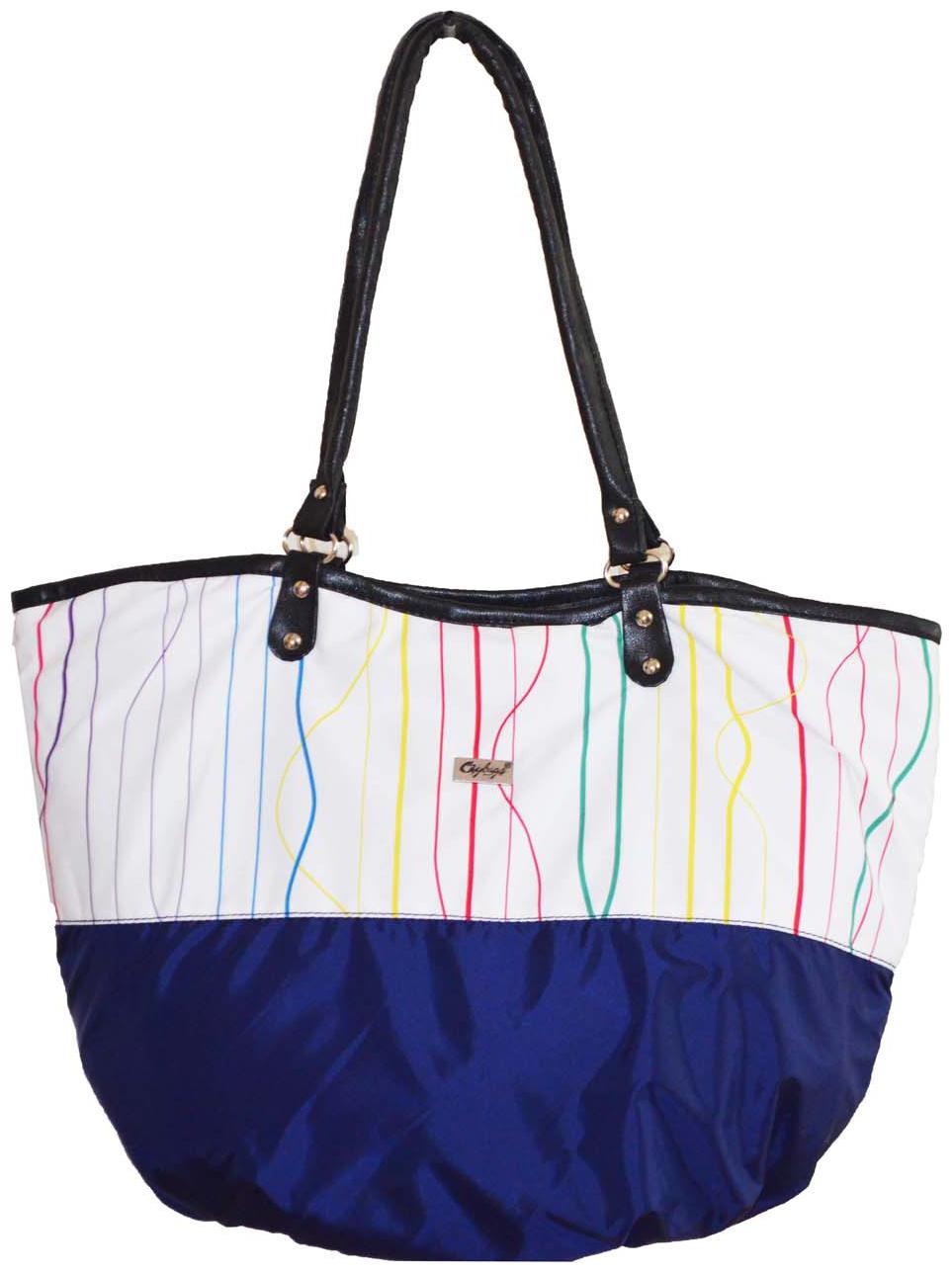 

JGSHOPPE Multi Fabric Shoulder Bag