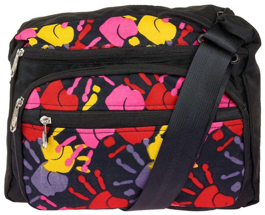 

JGSHOPPE Multi Polyester Printed Crossbody Bag