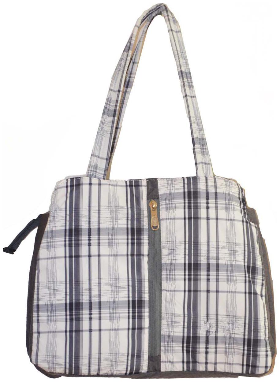 

JGSHOPPE Multi Fabric Shoulder Bag