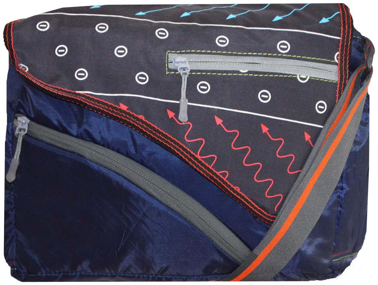 

JGSHOPPE Multi Nylon Printed Sling Bag