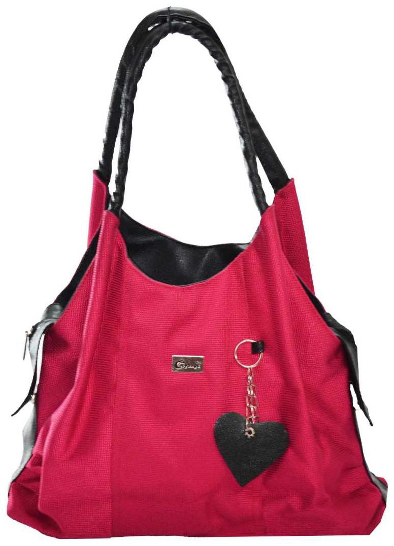 

JGSHOPPE Red PU Shoulder Bag - HBK34