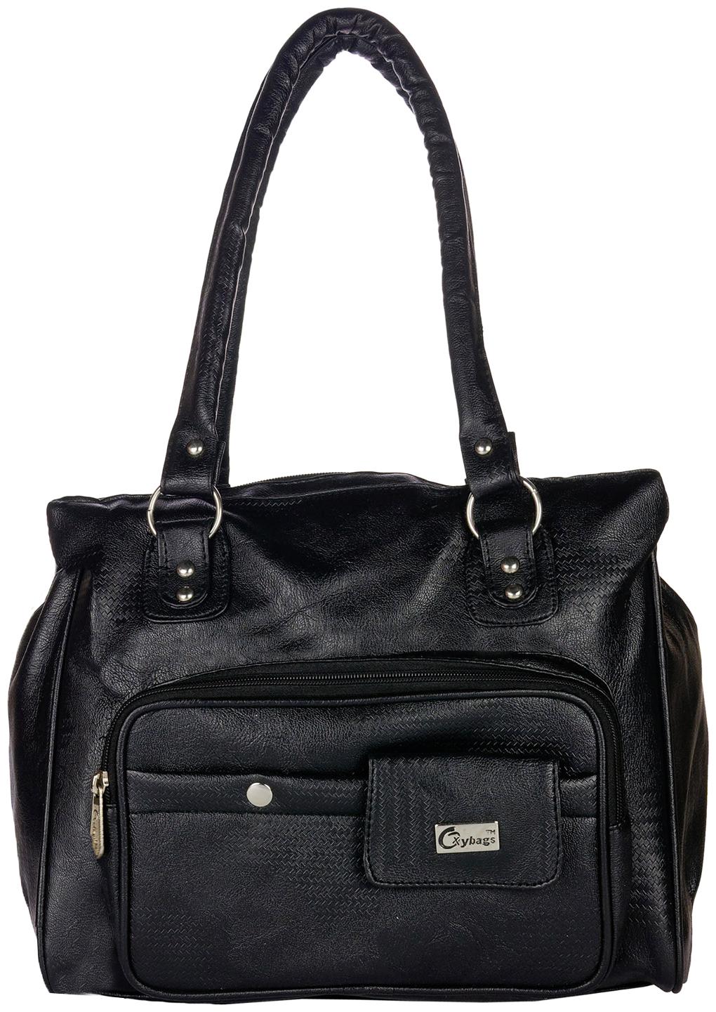 

JGSHOPPE Black Synthetic Shoulder Bag - LadyBoss05