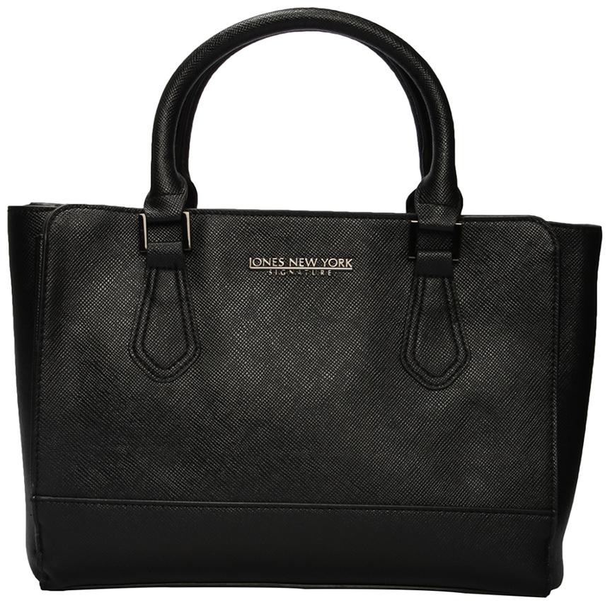 

Jones New York Signature Women Black Synthetic Leather Messenger Bag