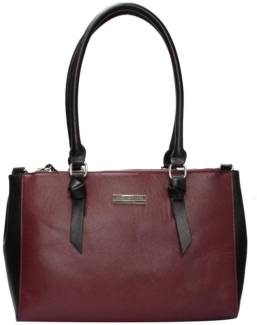 

Jones New York Signature Women Maroon Synthetic Leather Messenger Bag