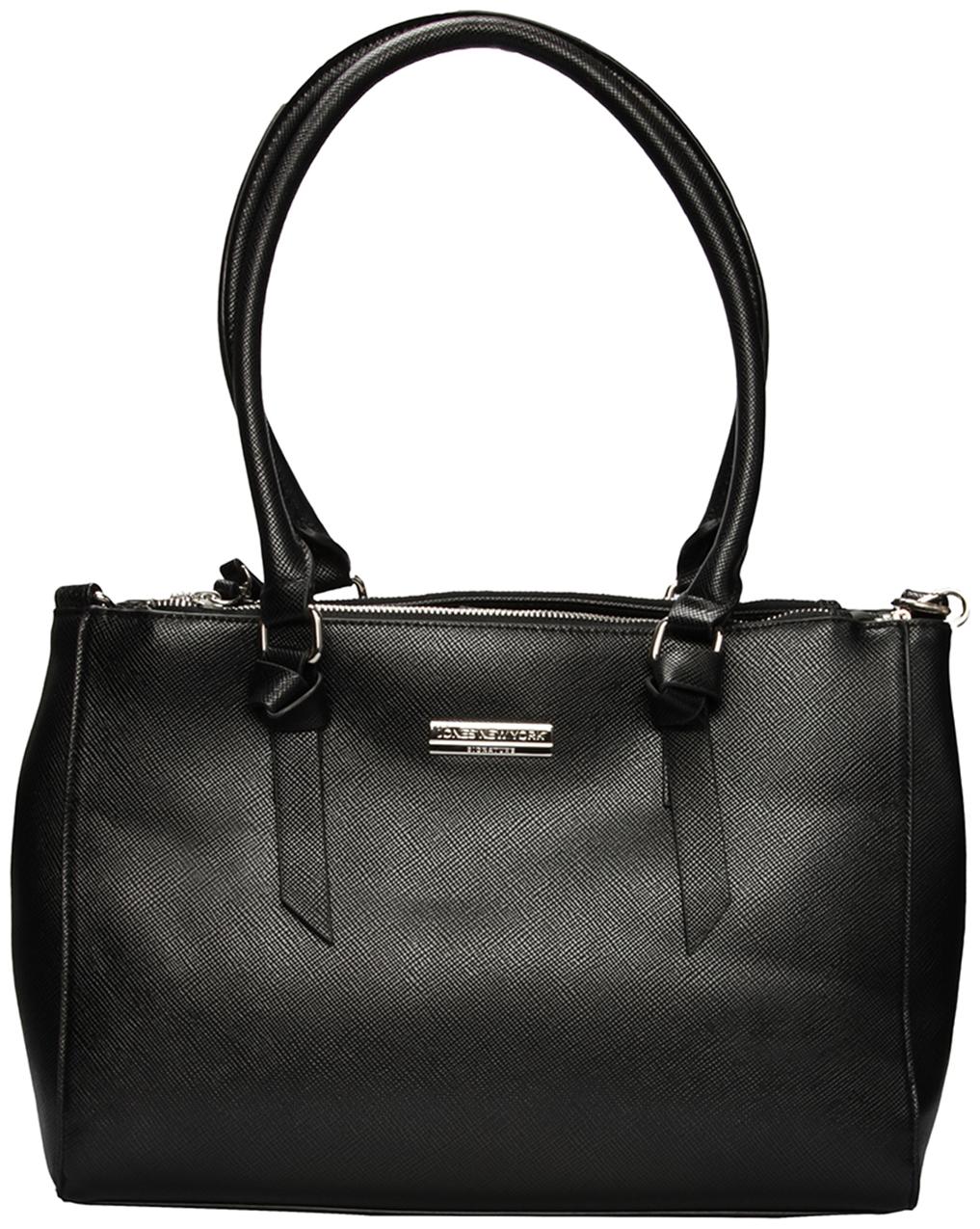 

Jones New York Signature Women black Synthetic Leather Messenger Bag