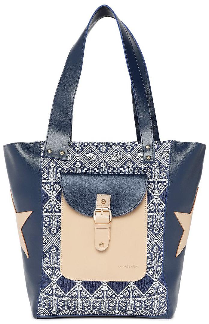 

Kanvas Katha Multi PU Handheld Bag