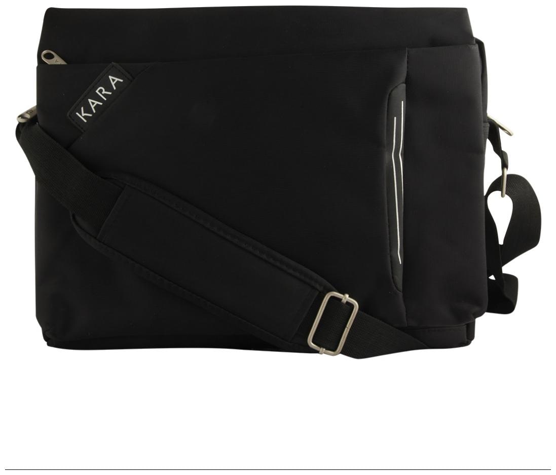

Kara Black Nylon Messenger bag