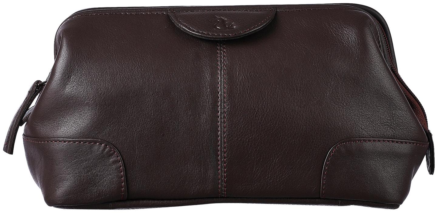 

Kara Unisex Tan Travel Leather Toiletry Kit