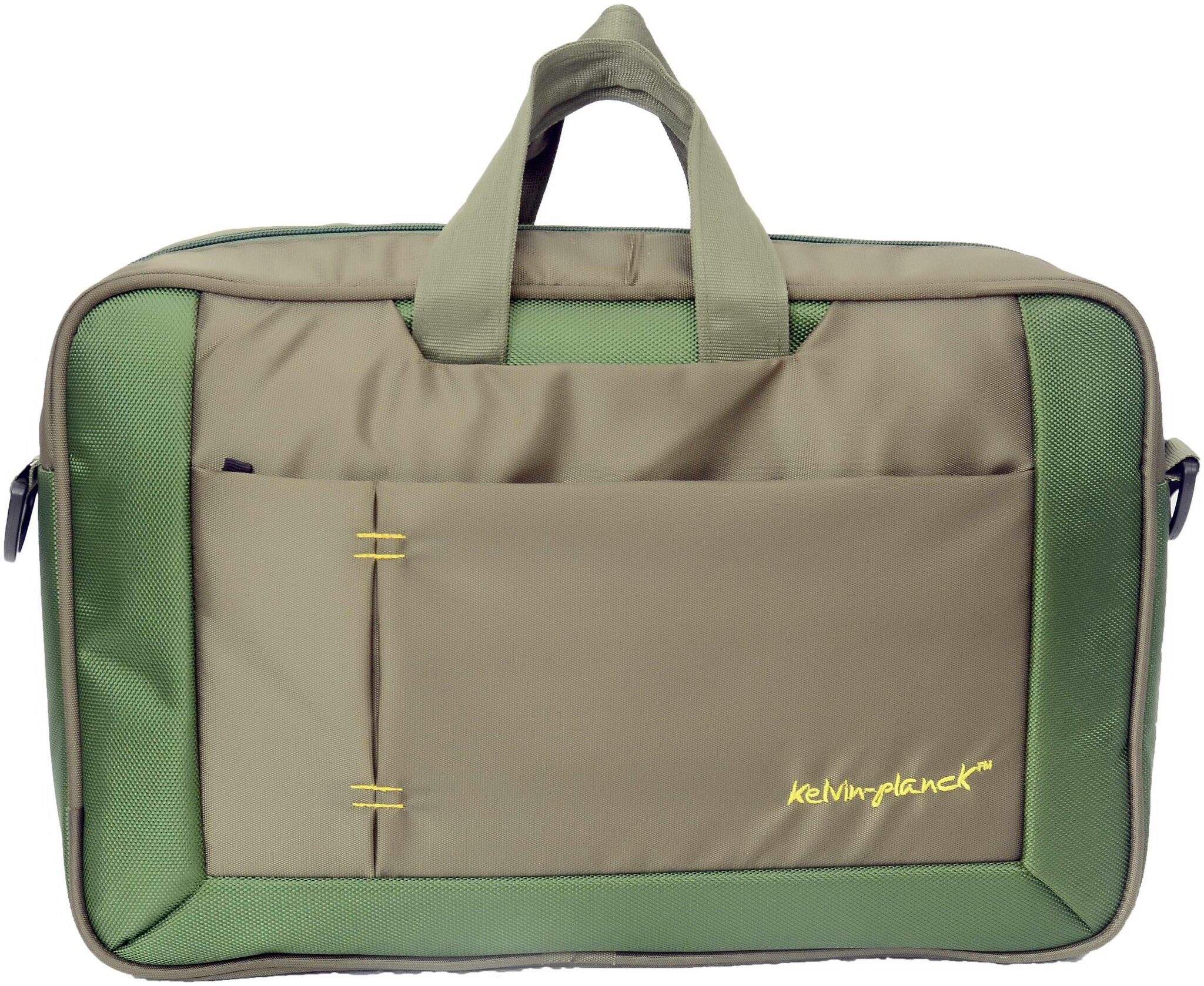 

Kelvin Planck Green Polyester Laptop messenger bag