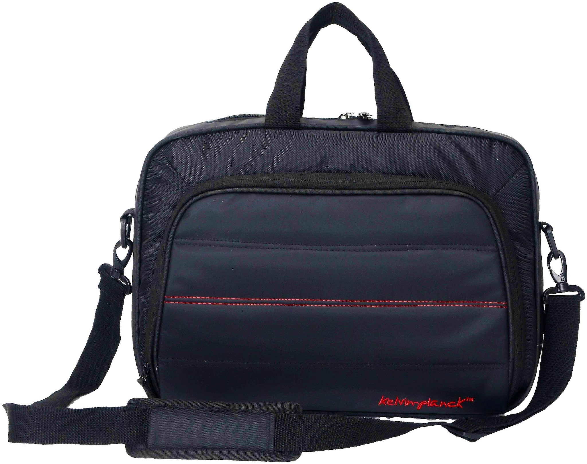 

Kelvin Planck Black Polyester Messenger bag