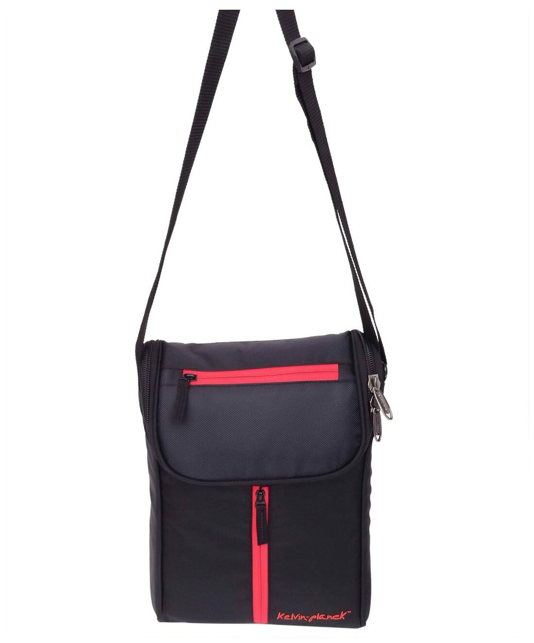 

Kelvin Planck Black Polyester Messenger bag