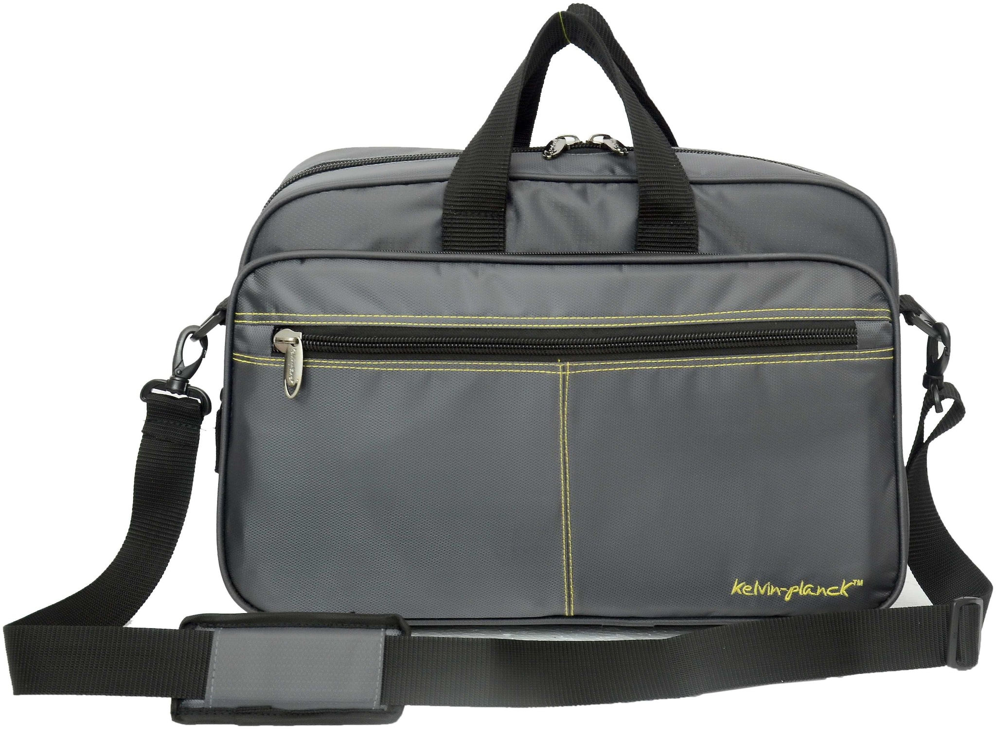 

Kelvin Planck Grey Polyester Laptop messenger bag