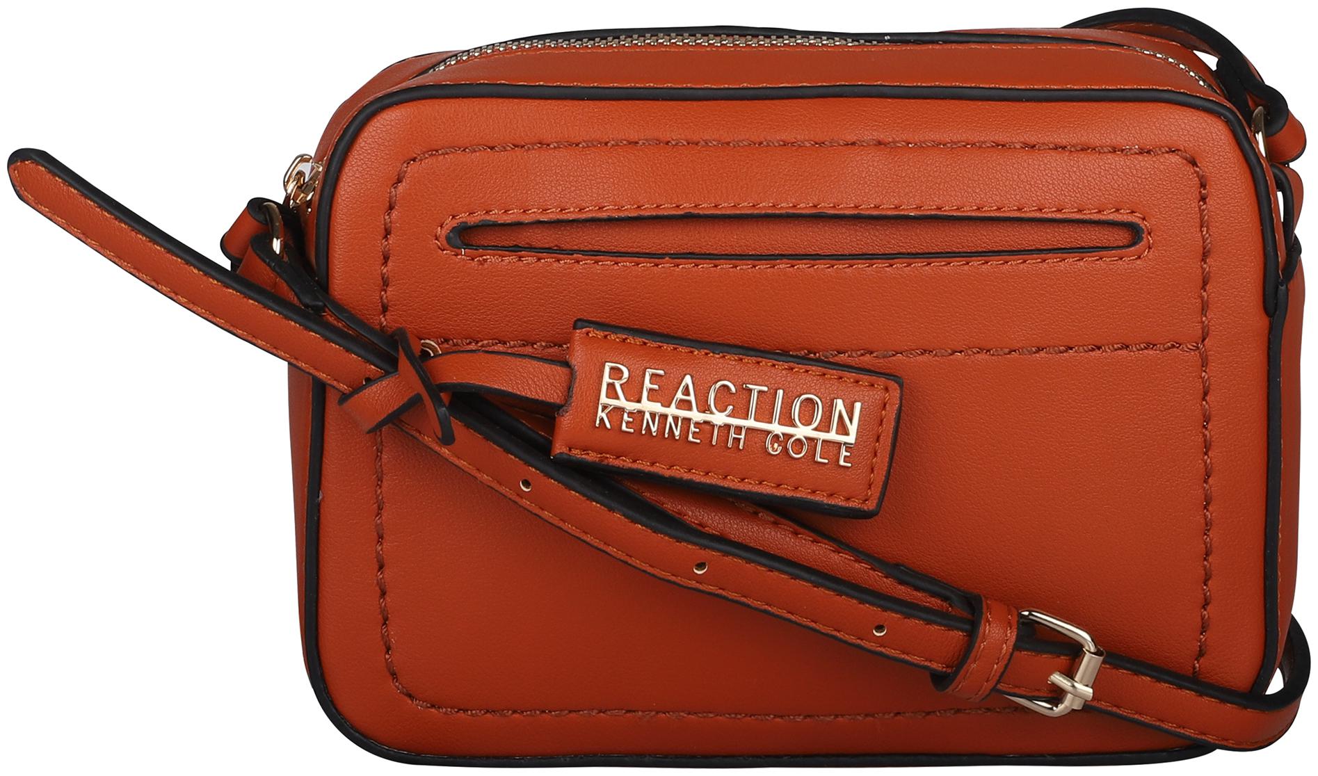 

Kenneth Cole Brown PU Solid Sling Bag