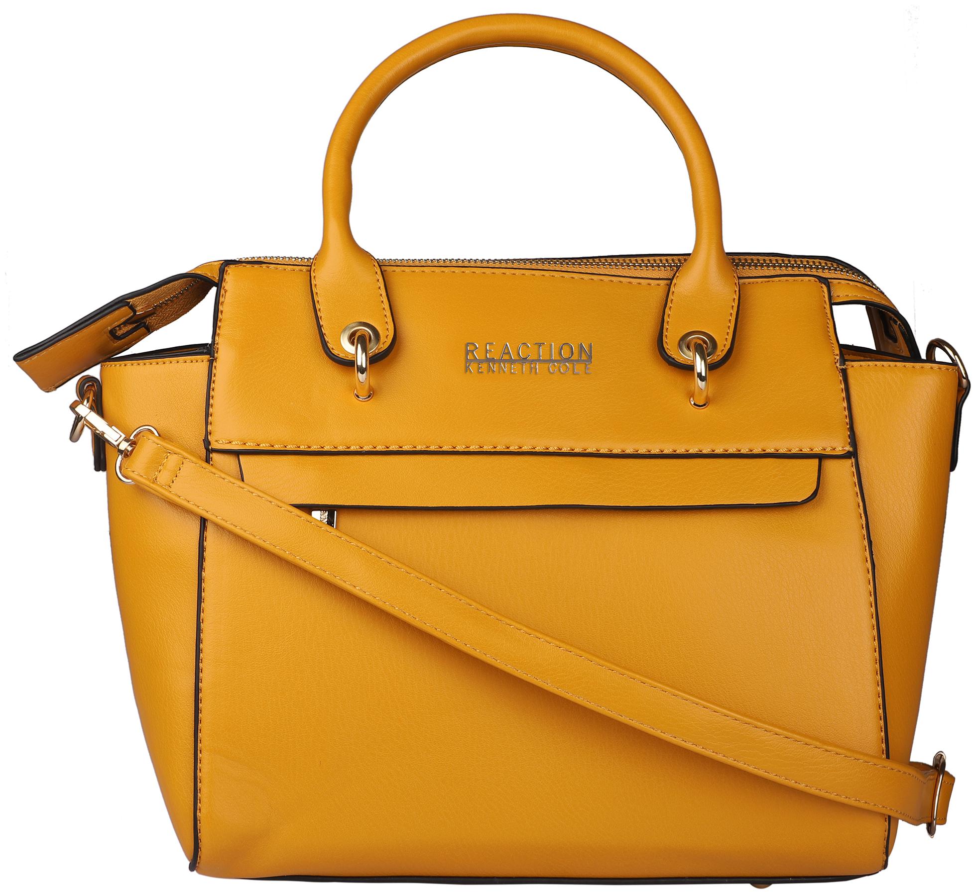 

Kenneth Cole Yellow PU Satchel