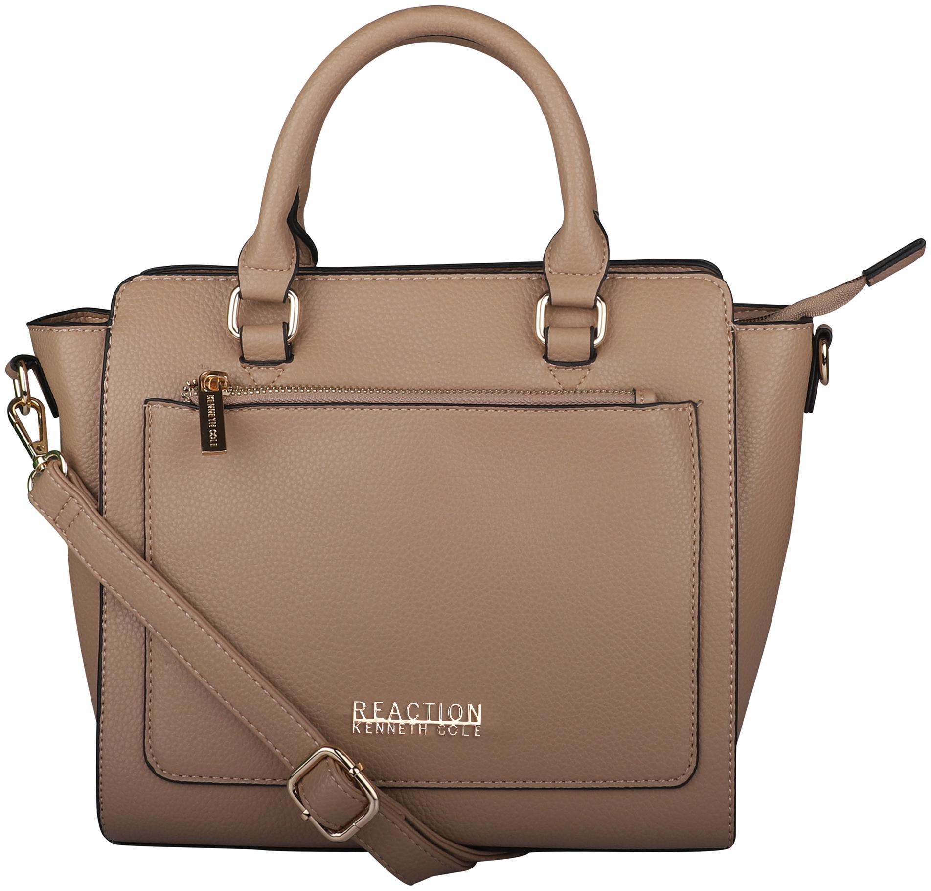 

Kenneth Cole Beige PU Satchel