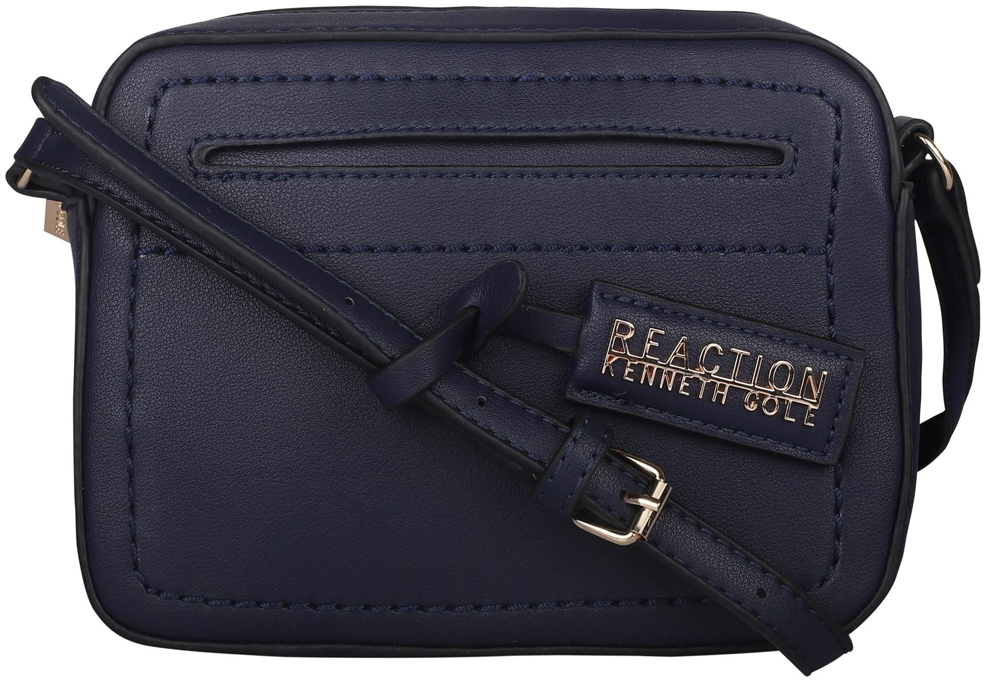 

Kenneth Cole Blue PU Solid Sling Bag