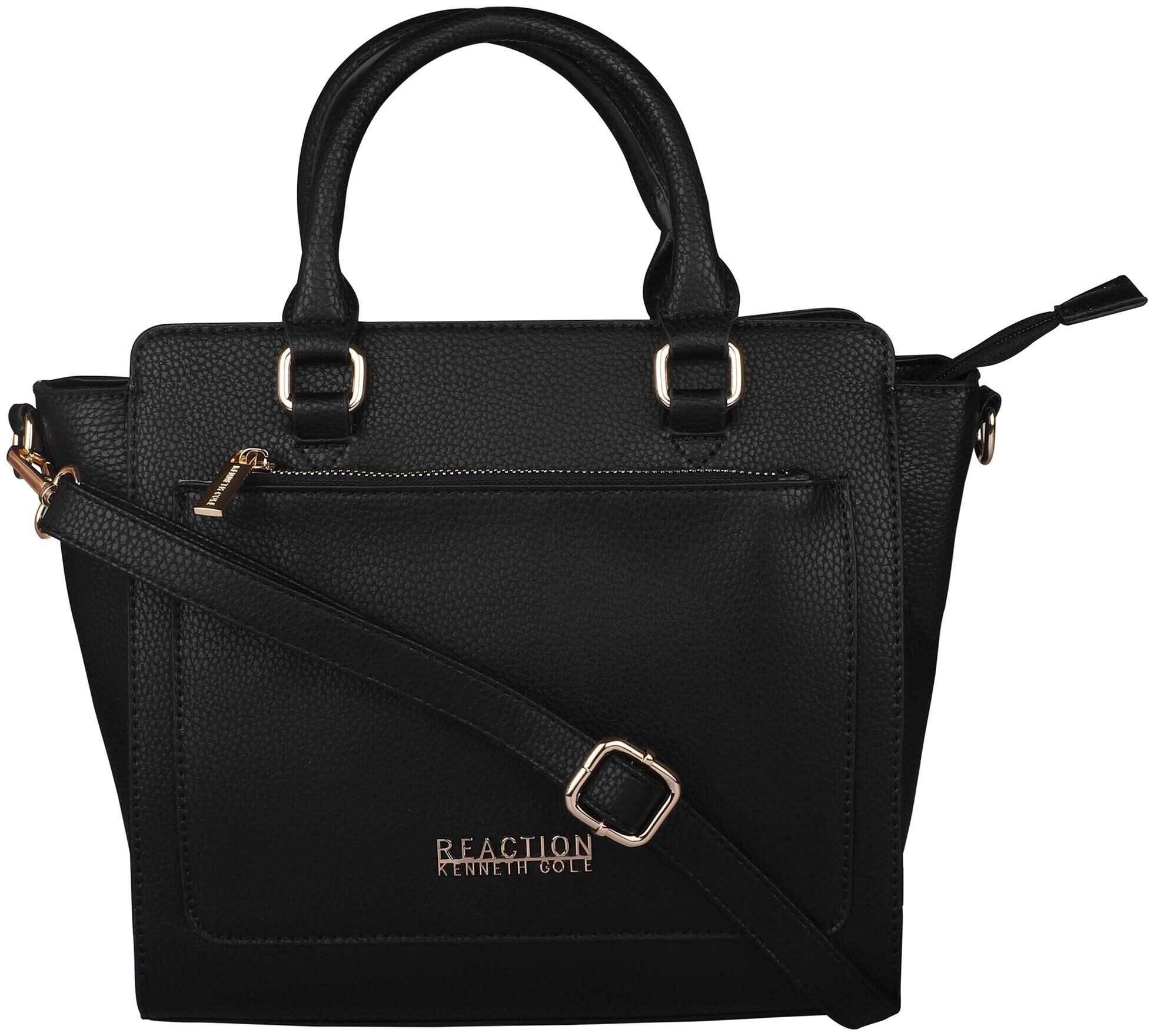 

Kenneth Cole Black PU Satchel