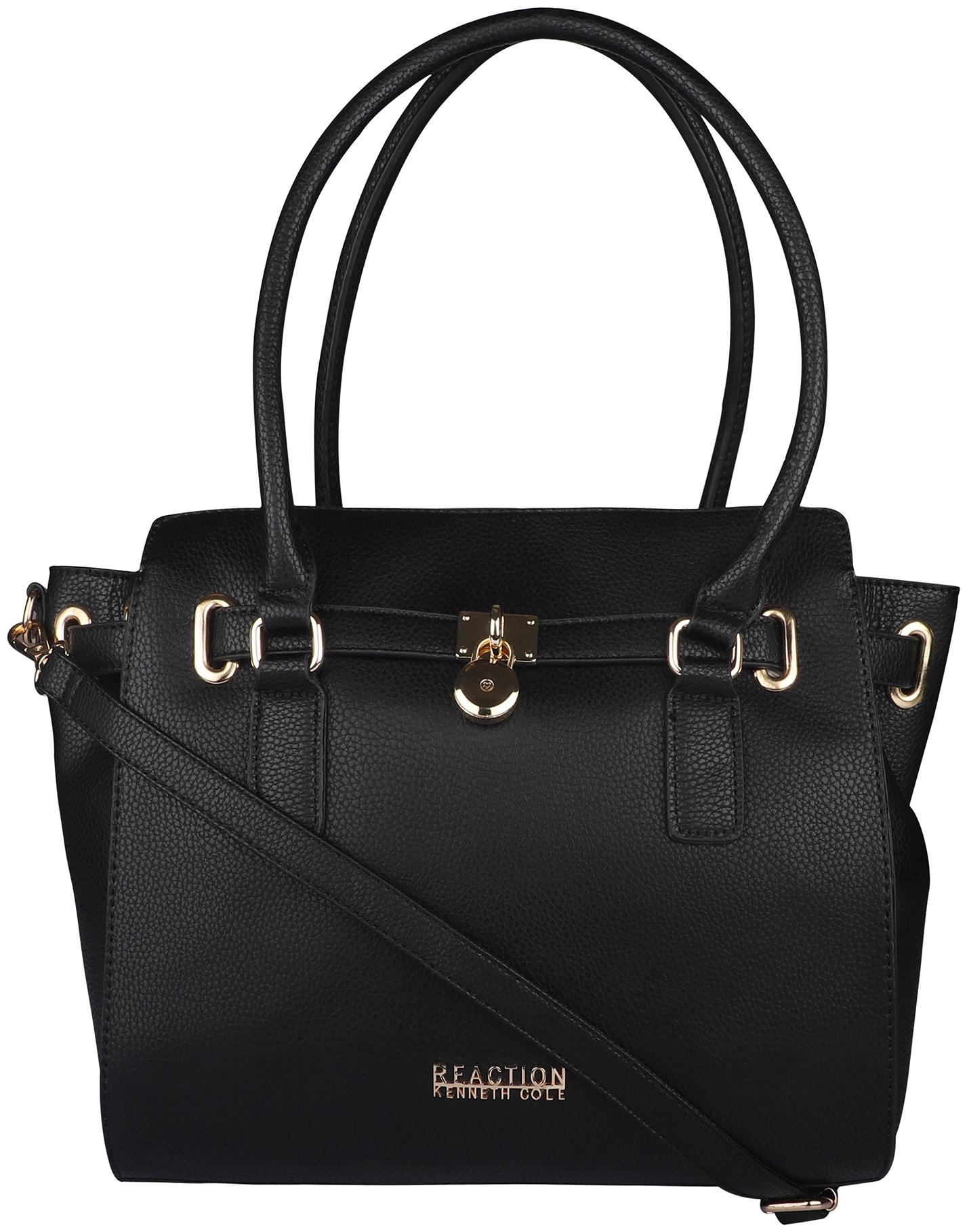 

Kenneth Cole Black PU Satchel