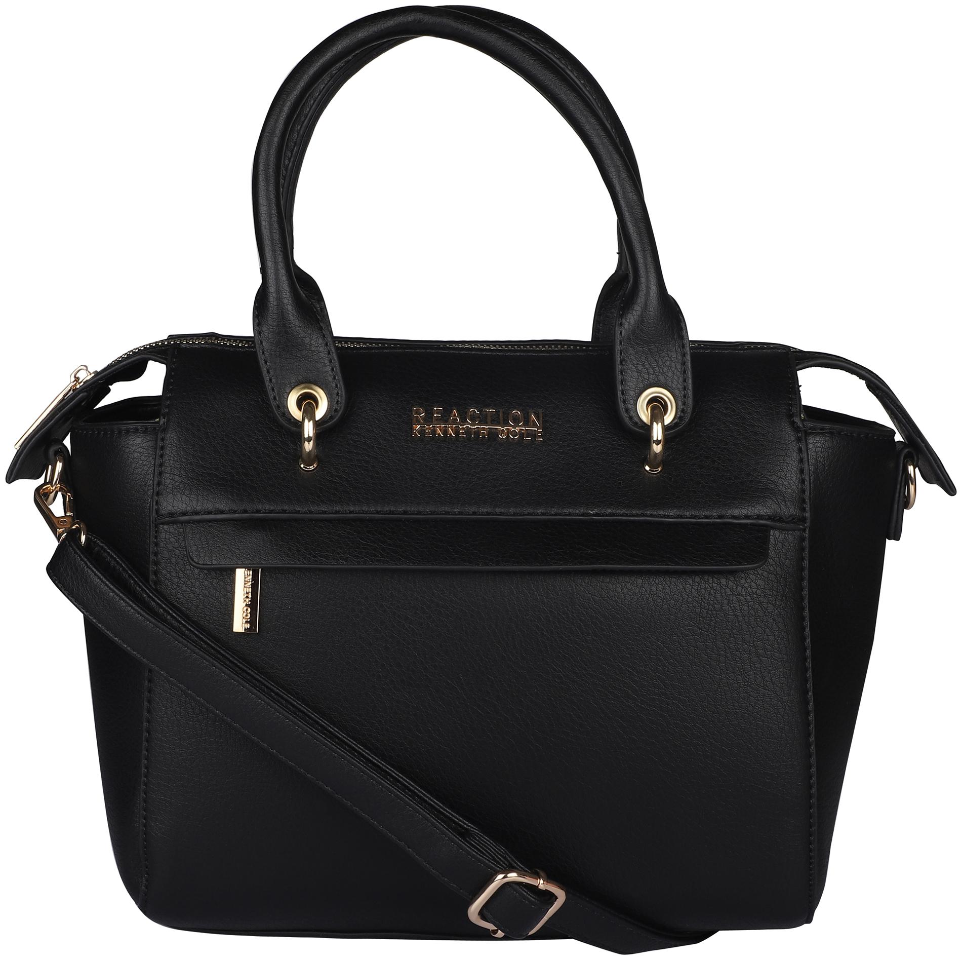 

Kenneth Cole Black PU Satchel