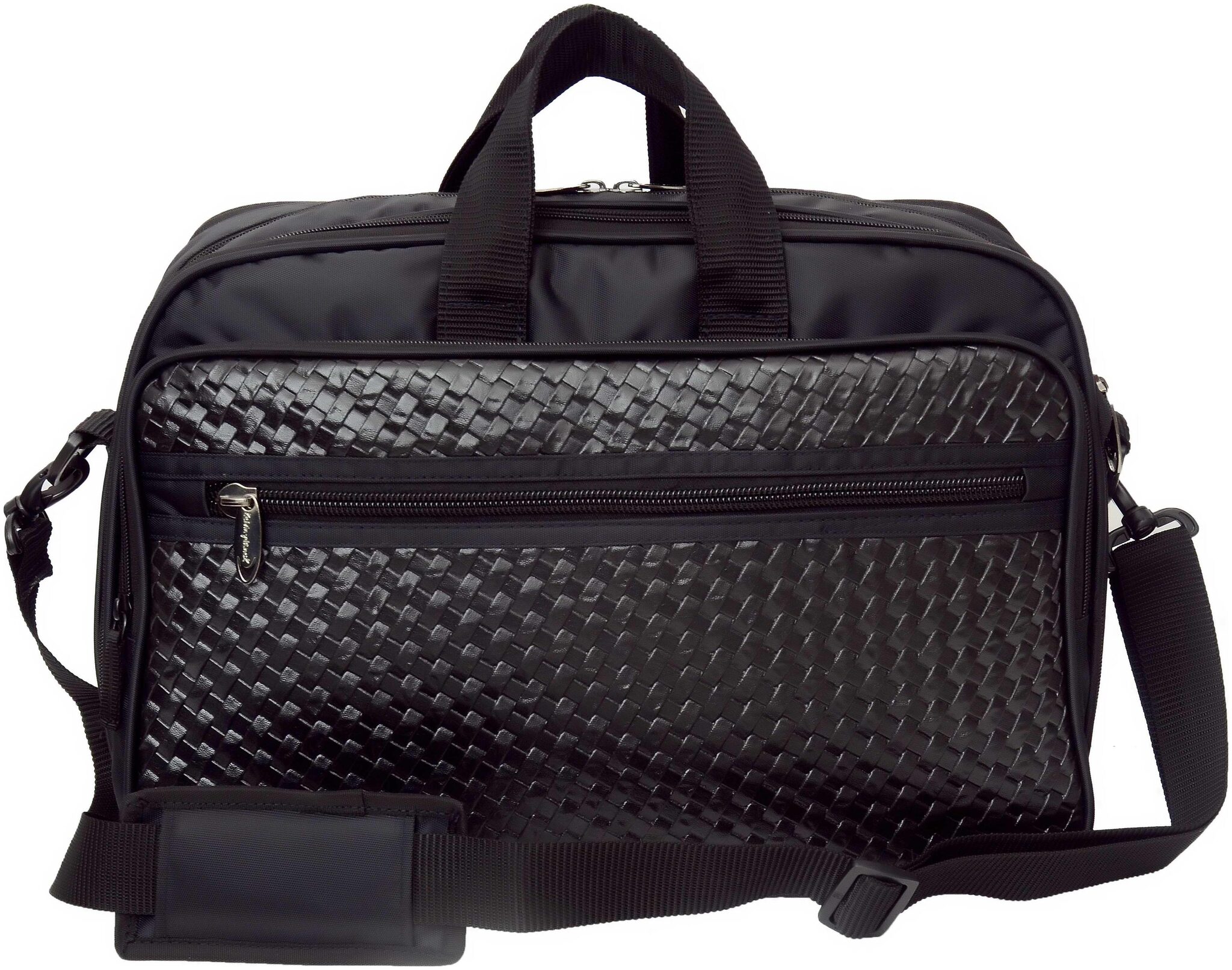 

Kelvin Planck Black Polyester Laptop messenger bag