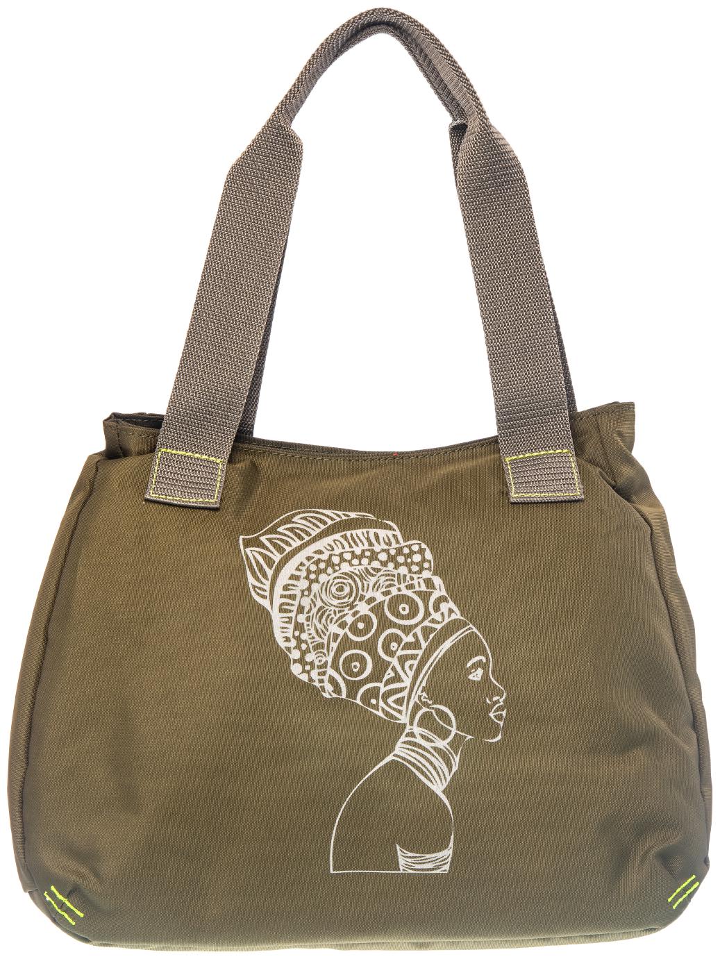 

Khadim s Green Fabric Handheld Bag
