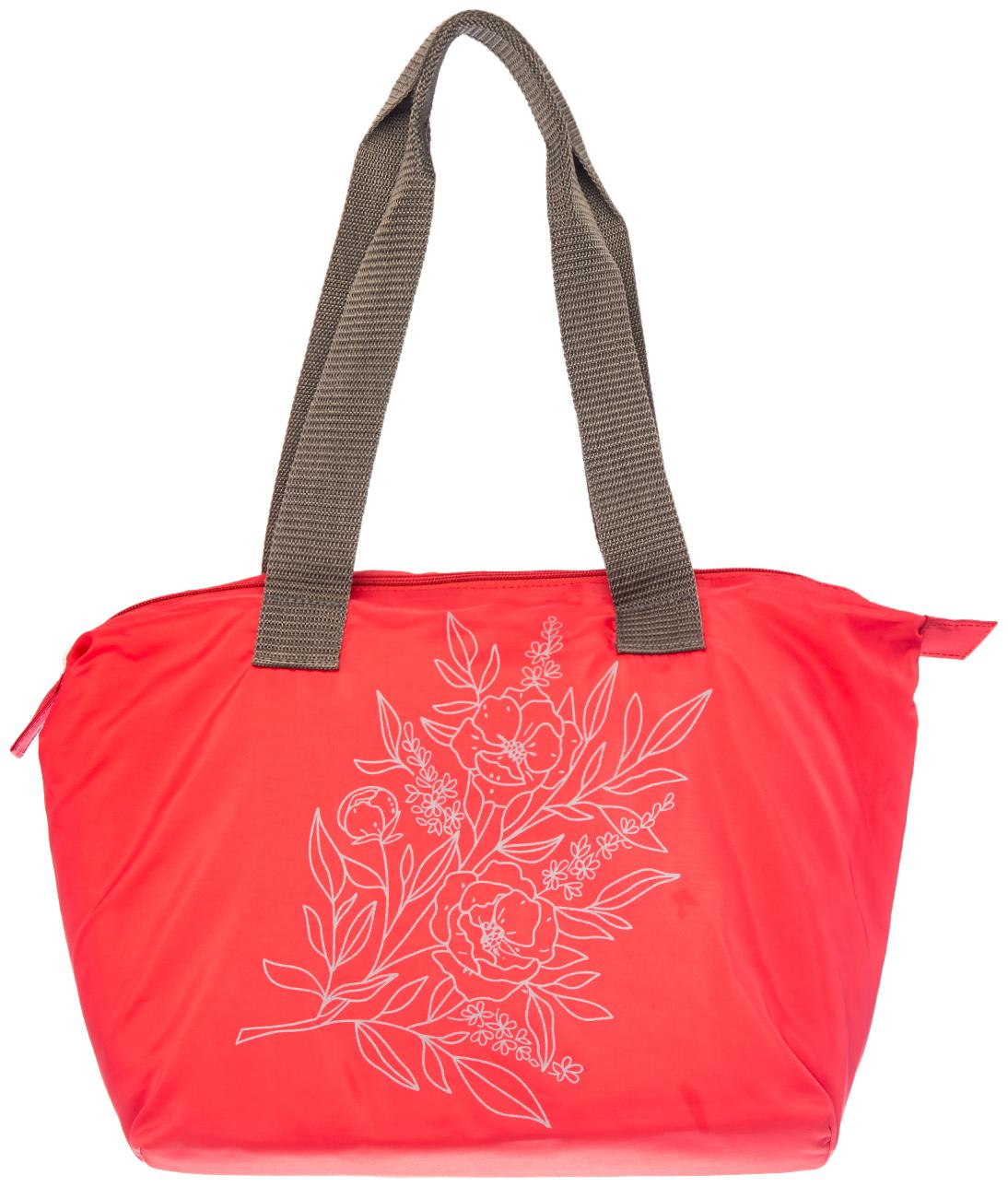 

Khadim s Red Fabric Handheld Bag