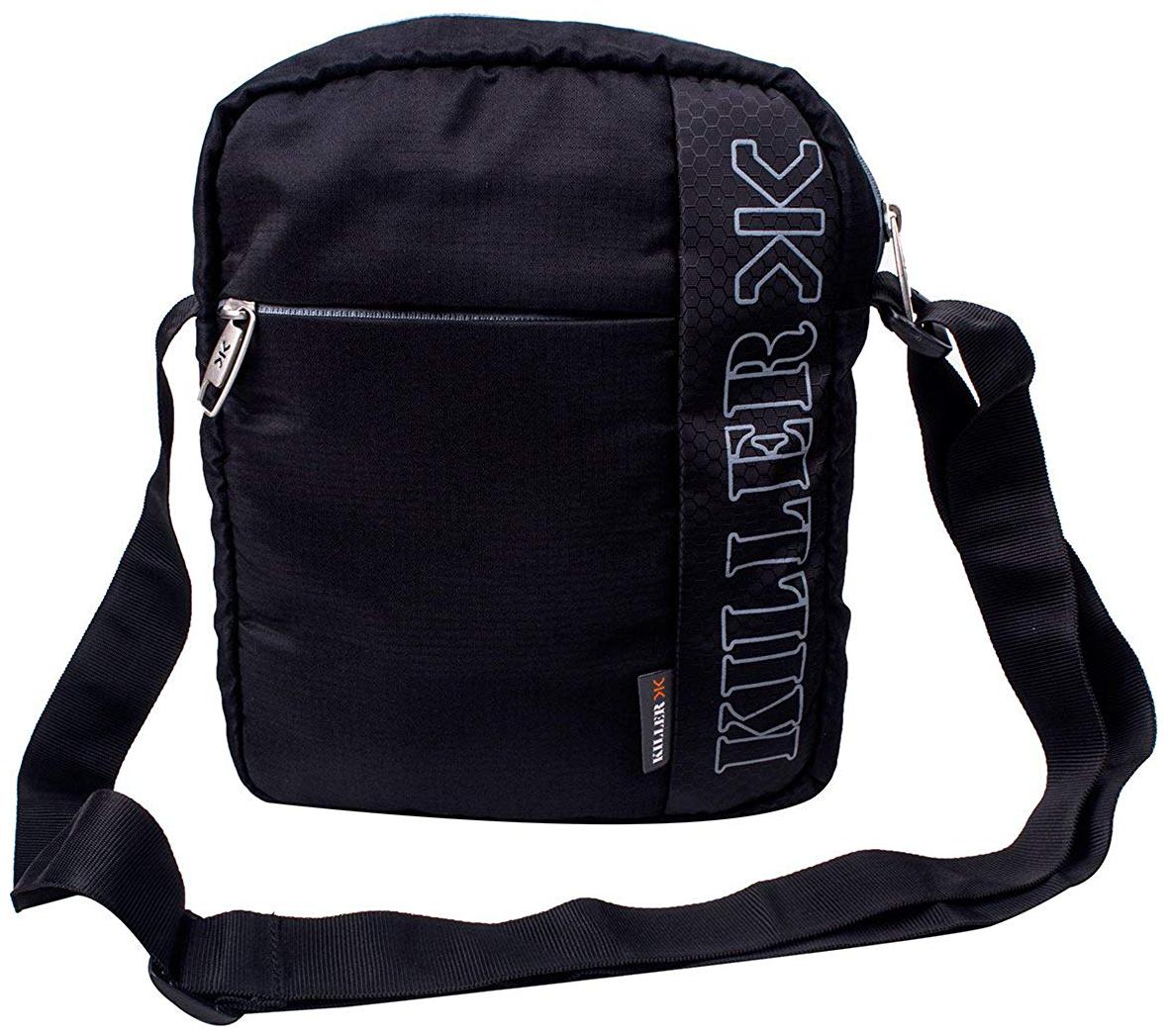 

Killer Black Polyester Messenger Bag