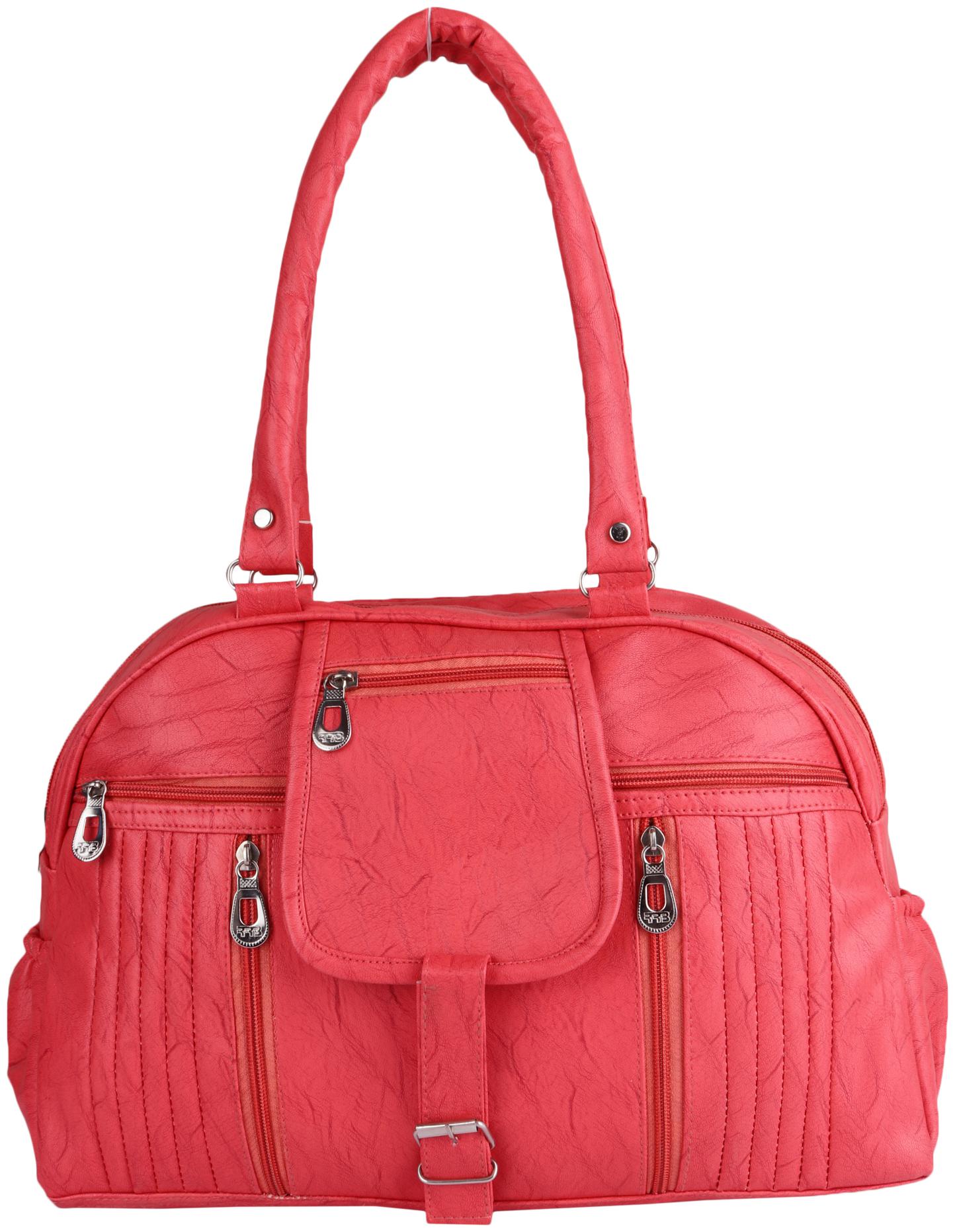 Kismat Fashion Orange PU Shoulder Bag