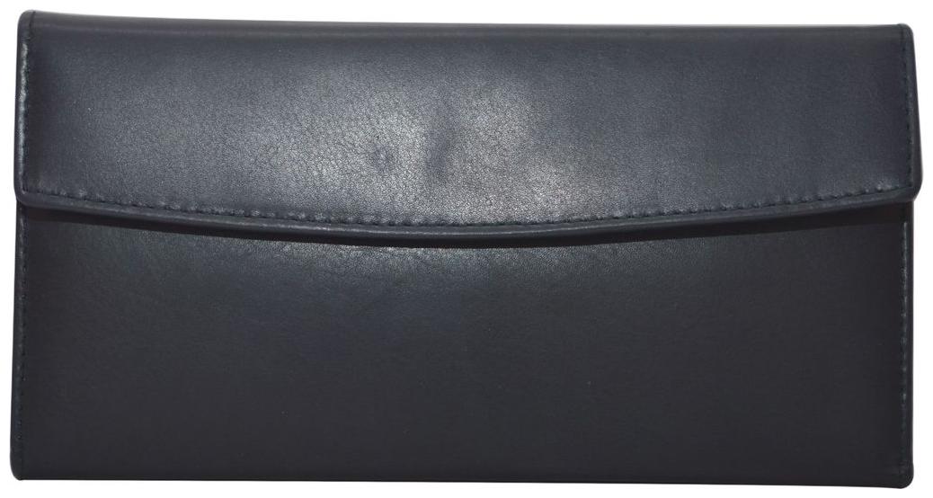 

Knott Trendy Blue Leather Wallet for Women