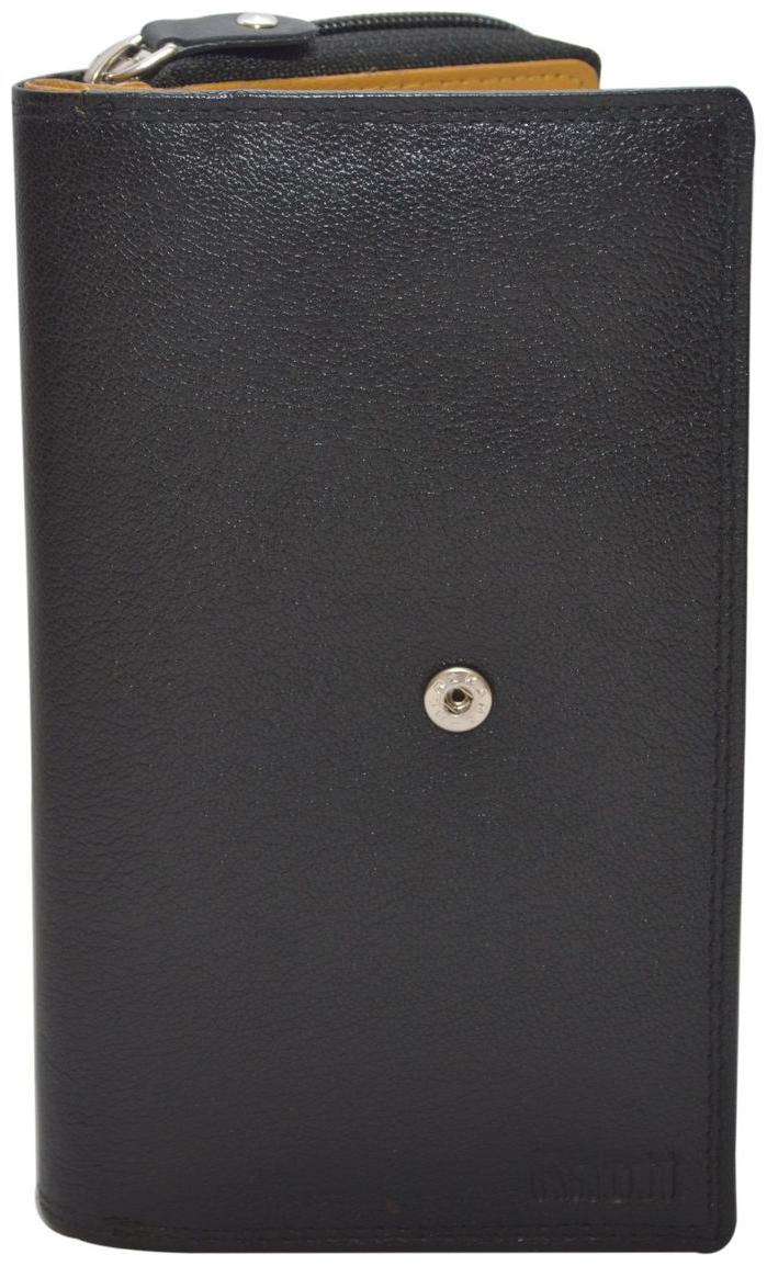 

Knott Women Black Leather Wallet