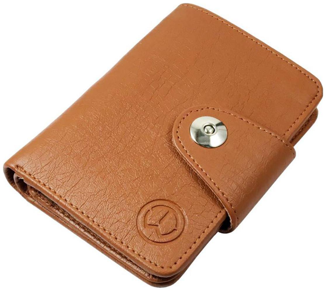 

KnW Men Leather Long Wallet Wallet - Tan