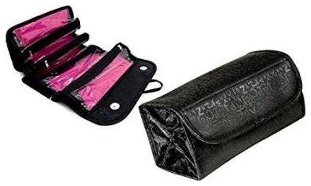 

kudos 4 IN 1 Travel Buddy Roll N GO Cosmetic Organizer Bag (Black)
