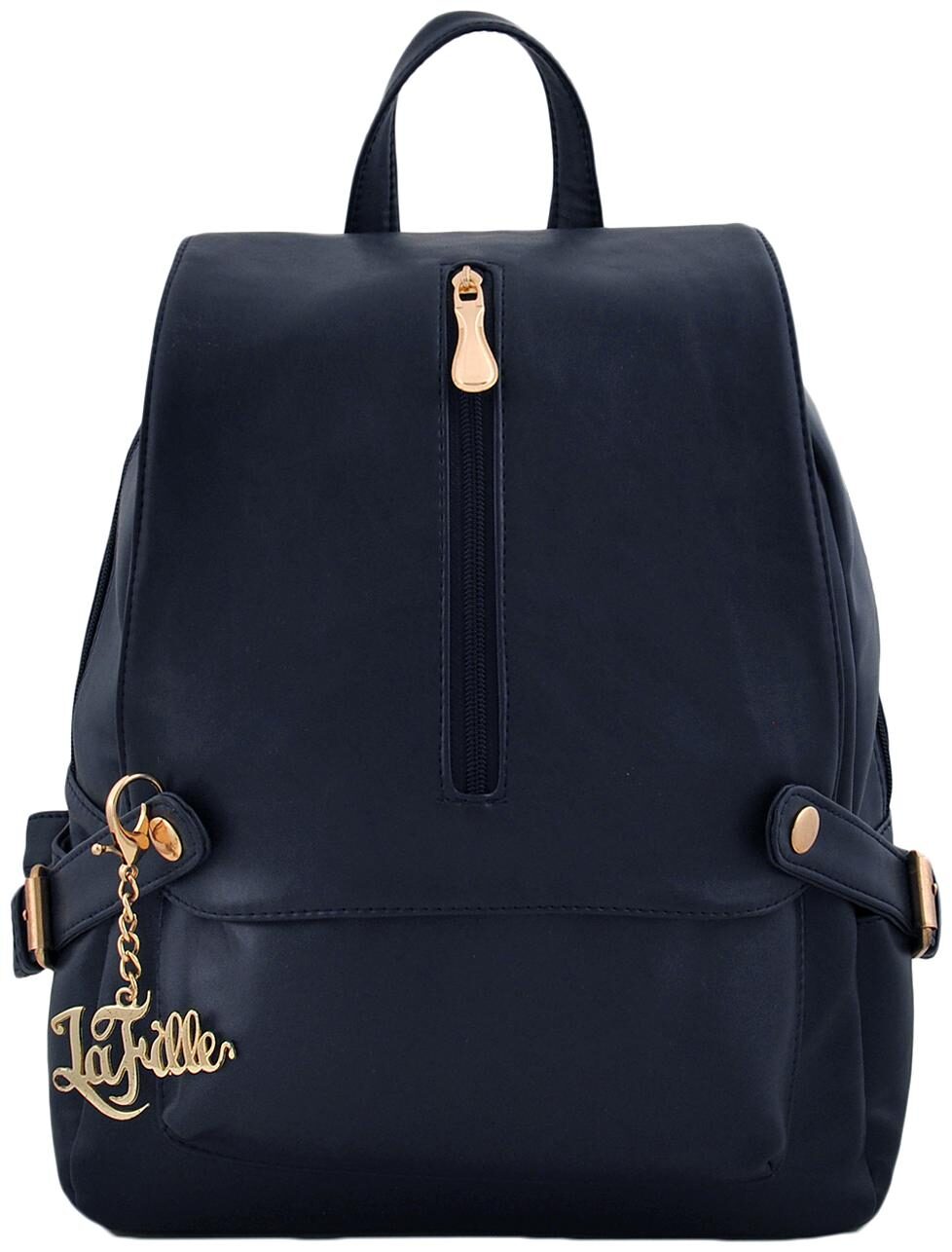 

La Fille Blue PU Backpack